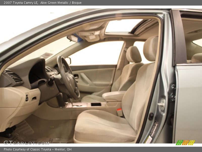 Aloe Green Metallic / Bisque 2007 Toyota Camry LE