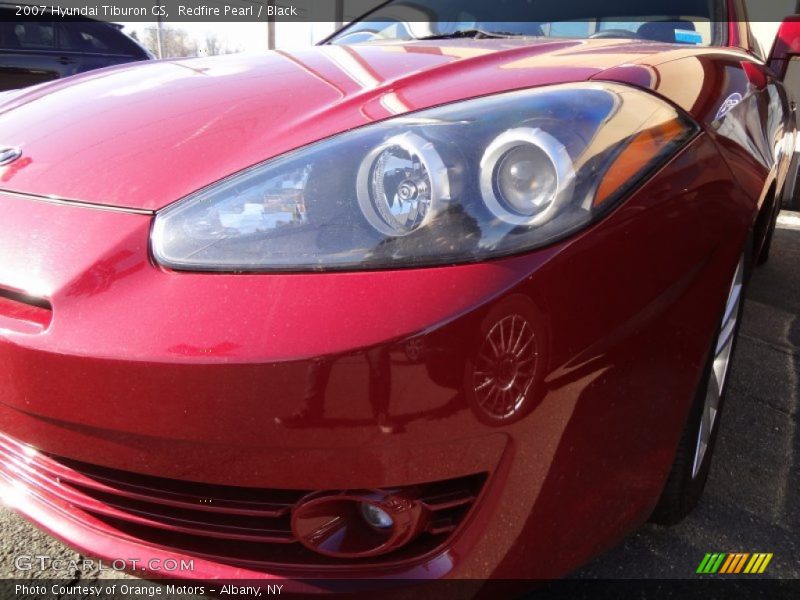 Redfire Pearl / Black 2007 Hyundai Tiburon GS
