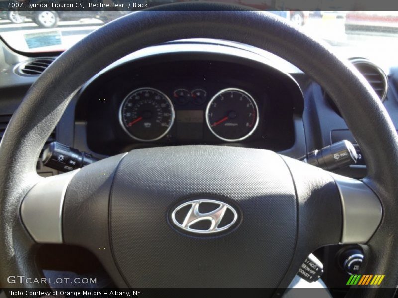Redfire Pearl / Black 2007 Hyundai Tiburon GS