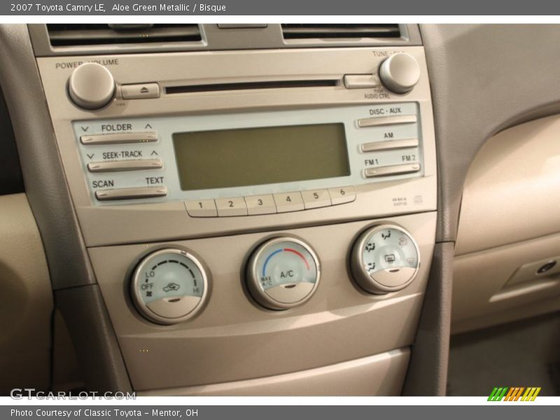 Aloe Green Metallic / Bisque 2007 Toyota Camry LE