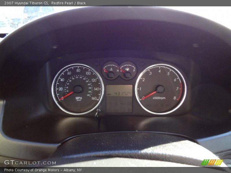 Redfire Pearl / Black 2007 Hyundai Tiburon GS