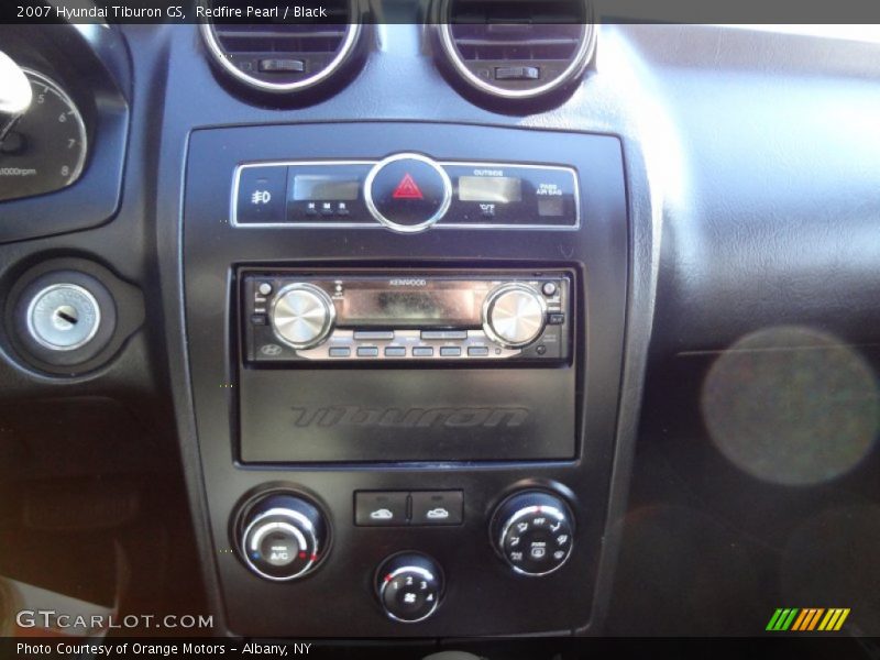 Redfire Pearl / Black 2007 Hyundai Tiburon GS
