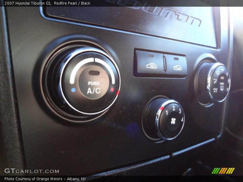 Redfire Pearl / Black 2007 Hyundai Tiburon GS