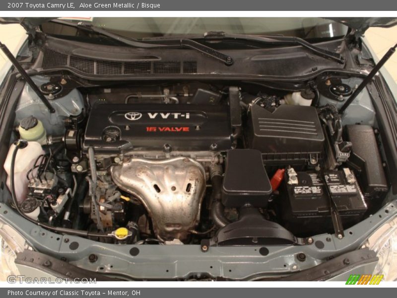 Aloe Green Metallic / Bisque 2007 Toyota Camry LE