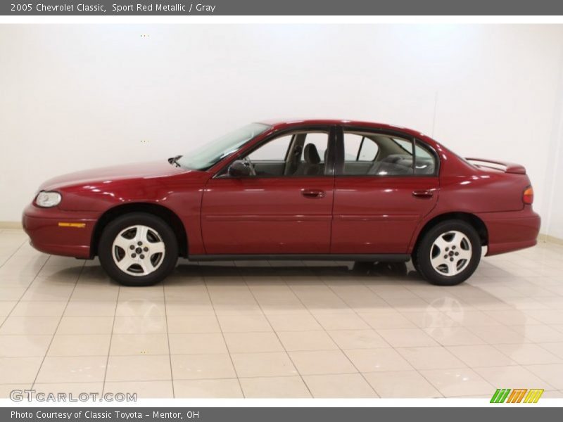 Sport Red Metallic / Gray 2005 Chevrolet Classic
