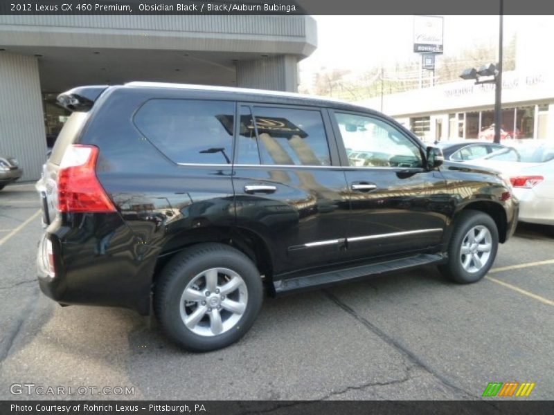 Obsidian Black / Black/Auburn Bubinga 2012 Lexus GX 460 Premium