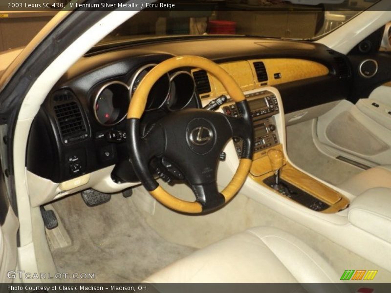 Millennium Silver Metallic / Ecru Beige 2003 Lexus SC 430