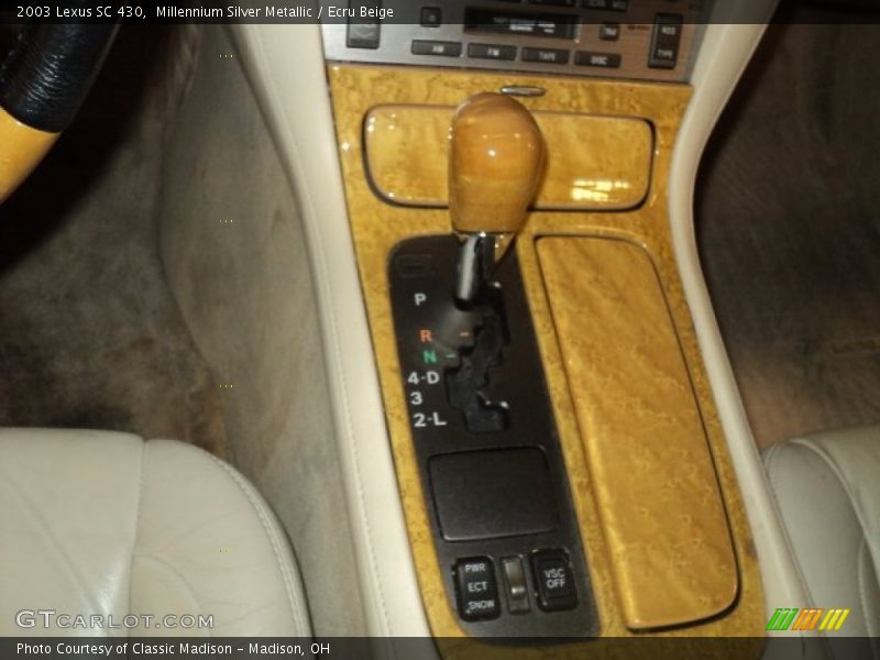 Millennium Silver Metallic / Ecru Beige 2003 Lexus SC 430