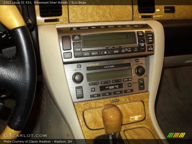 Controls of 2003 SC 430