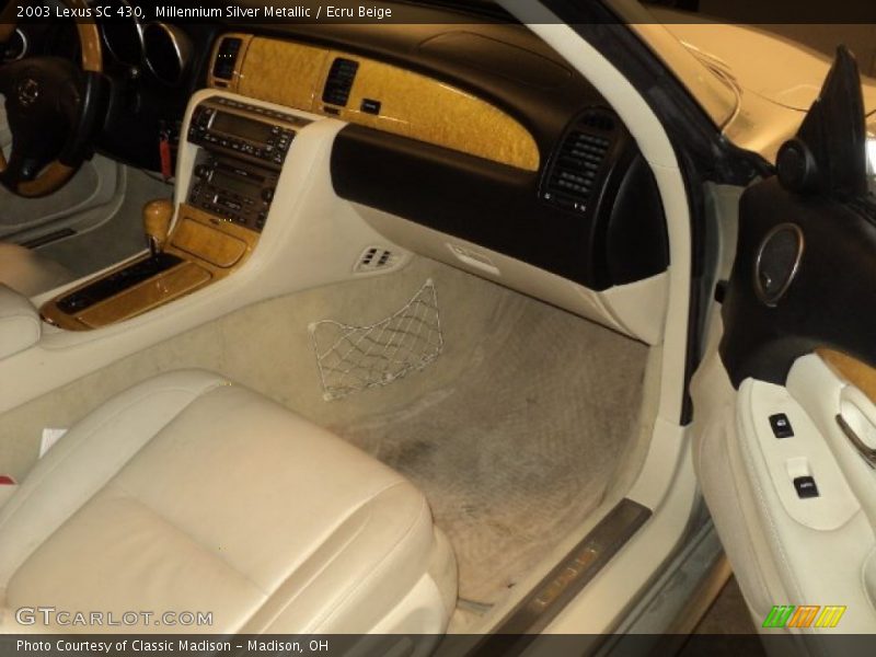 Millennium Silver Metallic / Ecru Beige 2003 Lexus SC 430