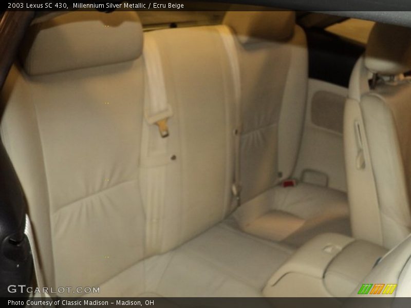 Millennium Silver Metallic / Ecru Beige 2003 Lexus SC 430
