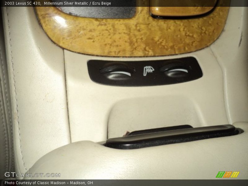 Millennium Silver Metallic / Ecru Beige 2003 Lexus SC 430