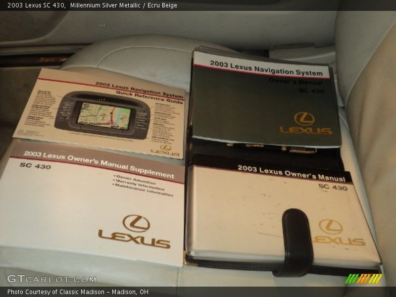 Books/Manuals of 2003 SC 430