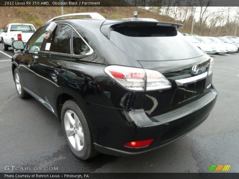 Obsidian Black / Parchment 2012 Lexus RX 350 AWD