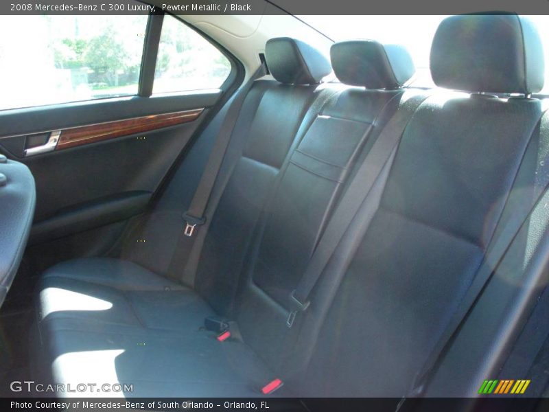 Pewter Metallic / Black 2008 Mercedes-Benz C 300 Luxury