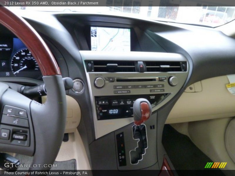 Obsidian Black / Parchment 2012 Lexus RX 350 AWD