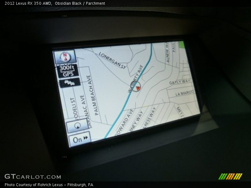 Obsidian Black / Parchment 2012 Lexus RX 350 AWD