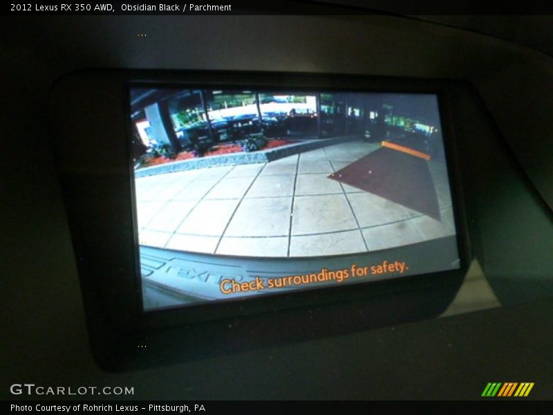 Obsidian Black / Parchment 2012 Lexus RX 350 AWD