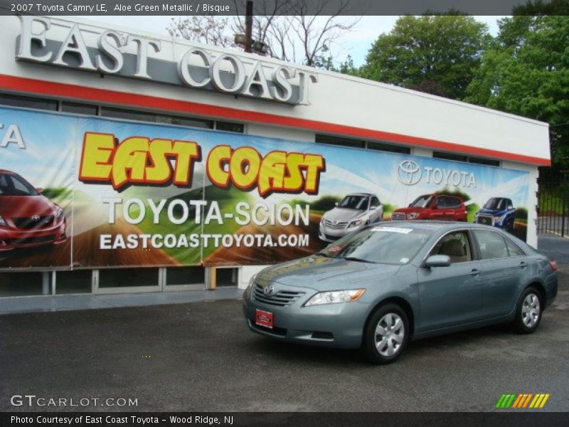 Aloe Green Metallic / Bisque 2007 Toyota Camry LE