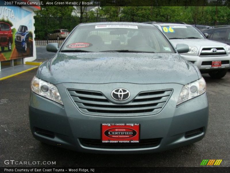 Aloe Green Metallic / Bisque 2007 Toyota Camry LE