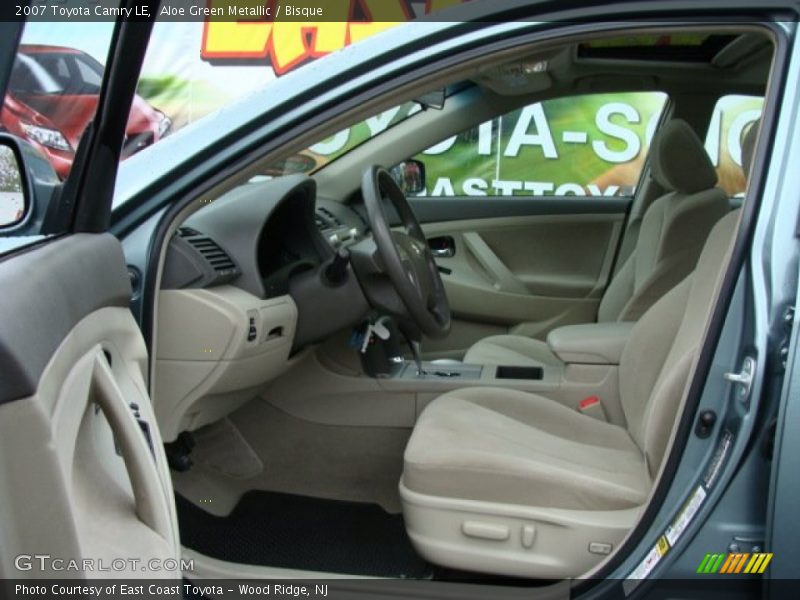 Aloe Green Metallic / Bisque 2007 Toyota Camry LE