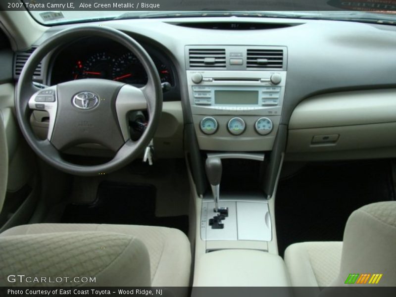 Aloe Green Metallic / Bisque 2007 Toyota Camry LE