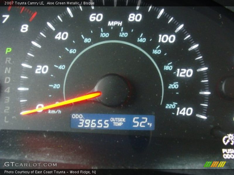 Aloe Green Metallic / Bisque 2007 Toyota Camry LE