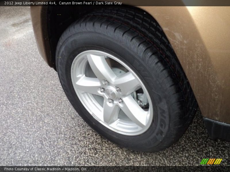 Canyon Brown Pearl / Dark Slate Gray 2012 Jeep Liberty Limited 4x4