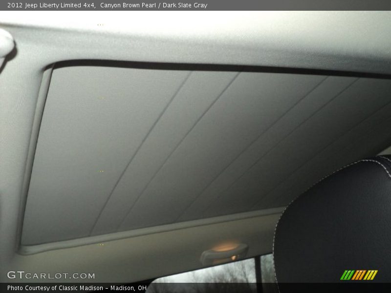 Canyon Brown Pearl / Dark Slate Gray 2012 Jeep Liberty Limited 4x4