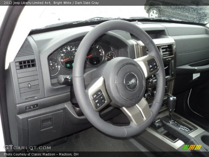 Bright White / Dark Slate Gray 2012 Jeep Liberty Limited 4x4