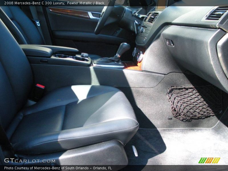 Pewter Metallic / Black 2008 Mercedes-Benz C 300 Luxury