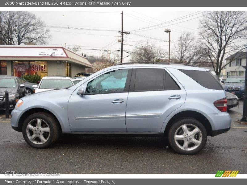 Alpine Rain Metallic / Ash Grey 2008 Mercedes-Benz ML 350 4Matic