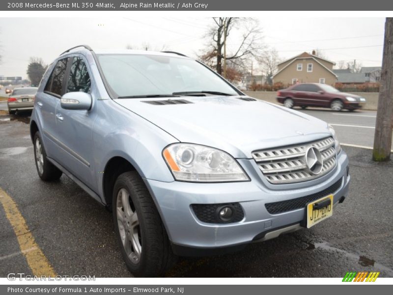 Alpine Rain Metallic / Ash Grey 2008 Mercedes-Benz ML 350 4Matic
