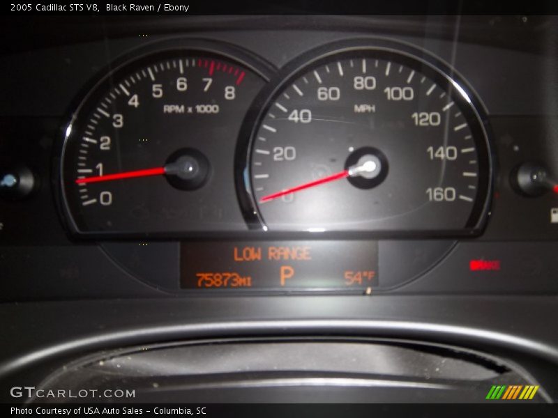 Black Raven / Ebony 2005 Cadillac STS V8