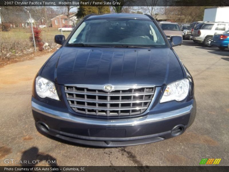 Modern Blue Pearl / Pastel Slate Gray 2007 Chrysler Pacifica Touring