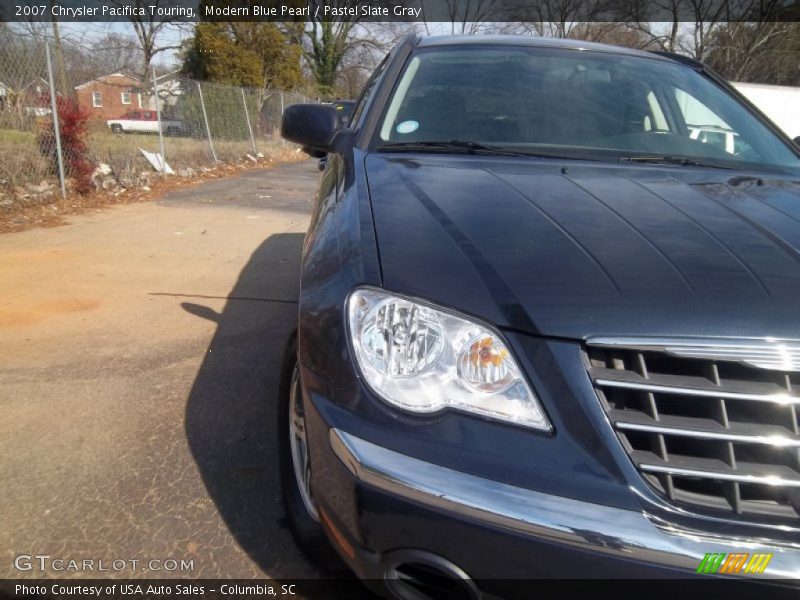 Modern Blue Pearl / Pastel Slate Gray 2007 Chrysler Pacifica Touring