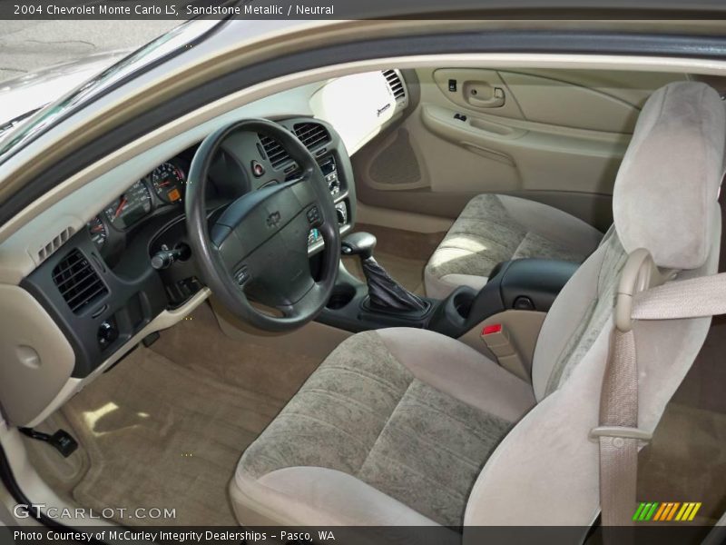 Sandstone Metallic / Neutral 2004 Chevrolet Monte Carlo LS