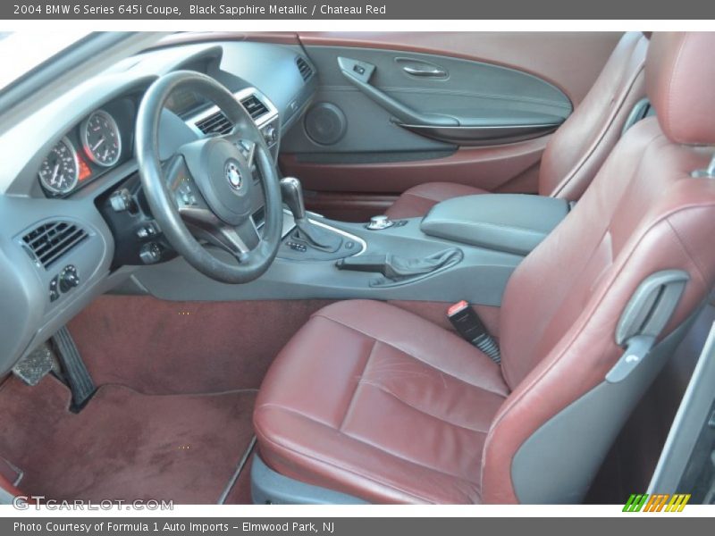  2004 6 Series 645i Coupe Chateau Red Interior