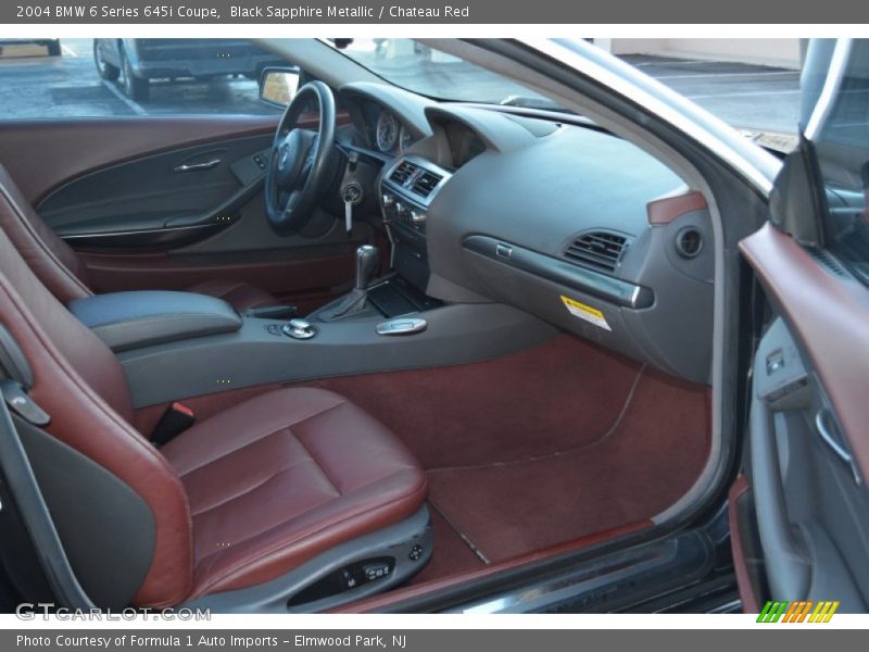  2004 6 Series 645i Coupe Chateau Red Interior