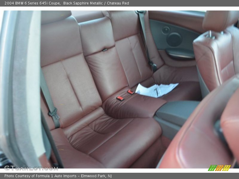  2004 6 Series 645i Coupe Chateau Red Interior