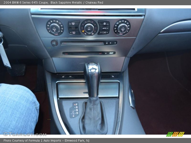 Controls of 2004 6 Series 645i Coupe