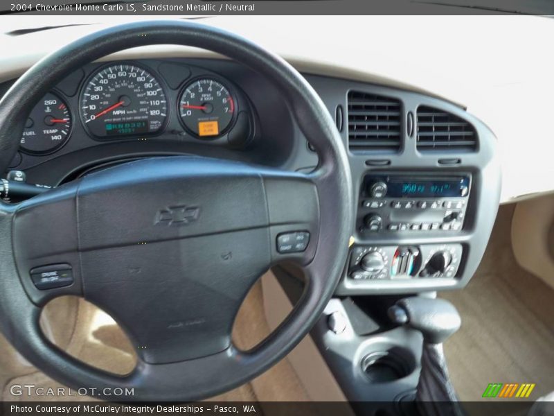 Sandstone Metallic / Neutral 2004 Chevrolet Monte Carlo LS