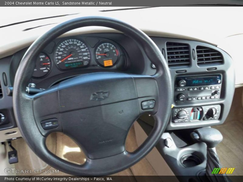 Sandstone Metallic / Neutral 2004 Chevrolet Monte Carlo LS