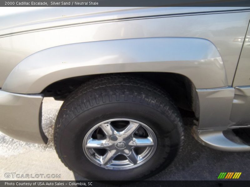 Silver Sand / Neutral Shale 2000 Cadillac Escalade