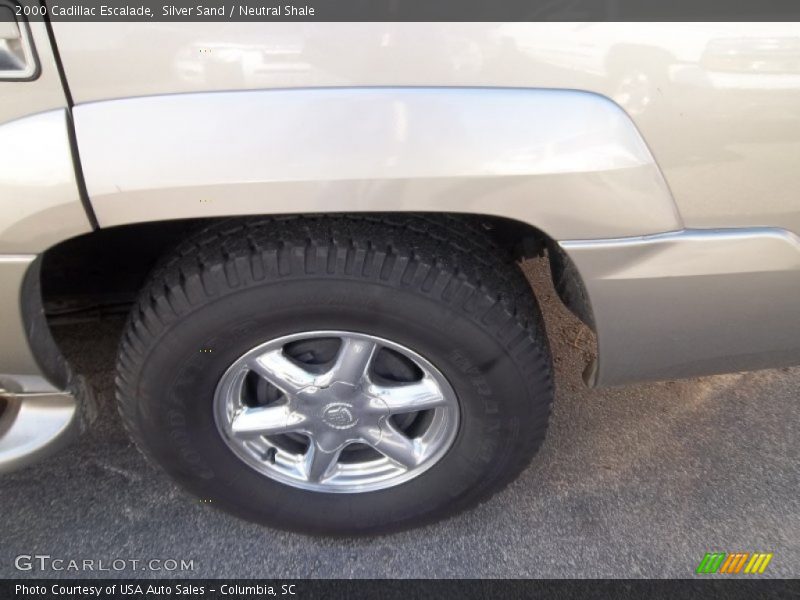 Silver Sand / Neutral Shale 2000 Cadillac Escalade
