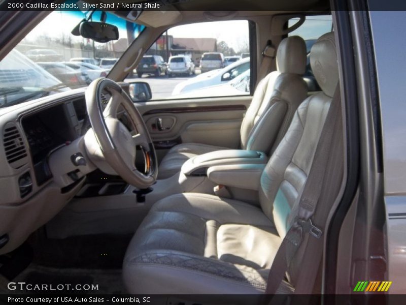 Silver Sand / Neutral Shale 2000 Cadillac Escalade