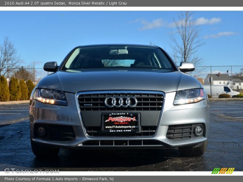 Monza Silver Metallic / Light Gray 2010 Audi A4 2.0T quattro Sedan