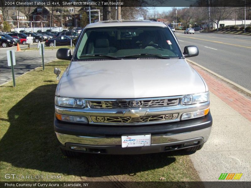 Silver Birch Metallic / Tan/Neutral 2004 Chevrolet Tahoe LS 4x4