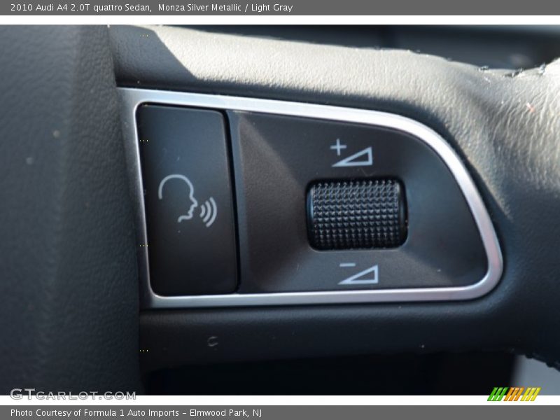 Monza Silver Metallic / Light Gray 2010 Audi A4 2.0T quattro Sedan