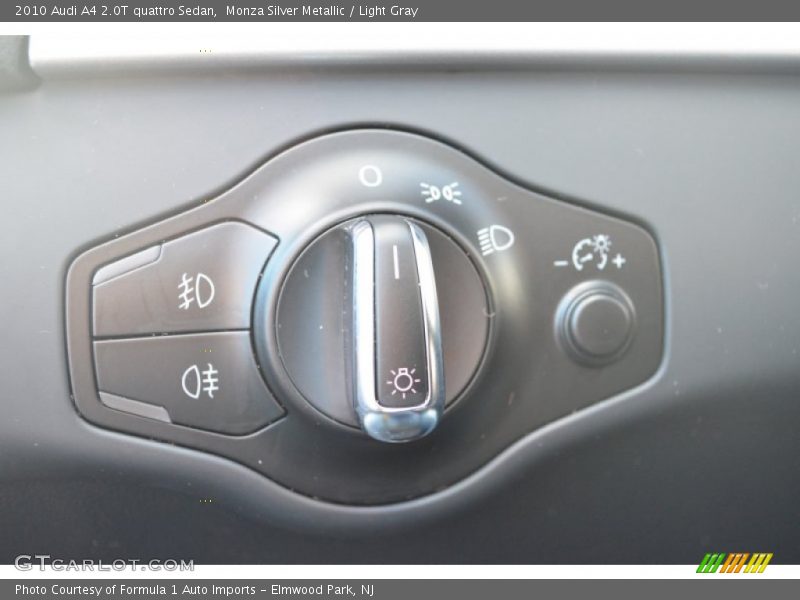 Monza Silver Metallic / Light Gray 2010 Audi A4 2.0T quattro Sedan